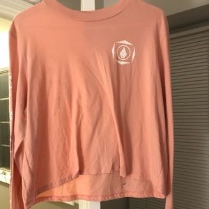 pink volcom long sleeve